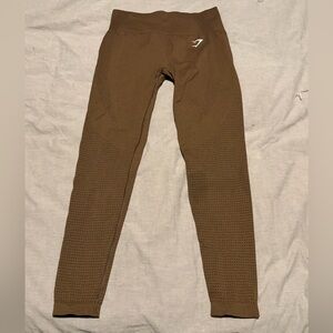 Brown Seamless Leggings